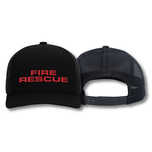 [FIRE RESCUE] Adjustable Mesh Back Cap-13 Fifty Apparel