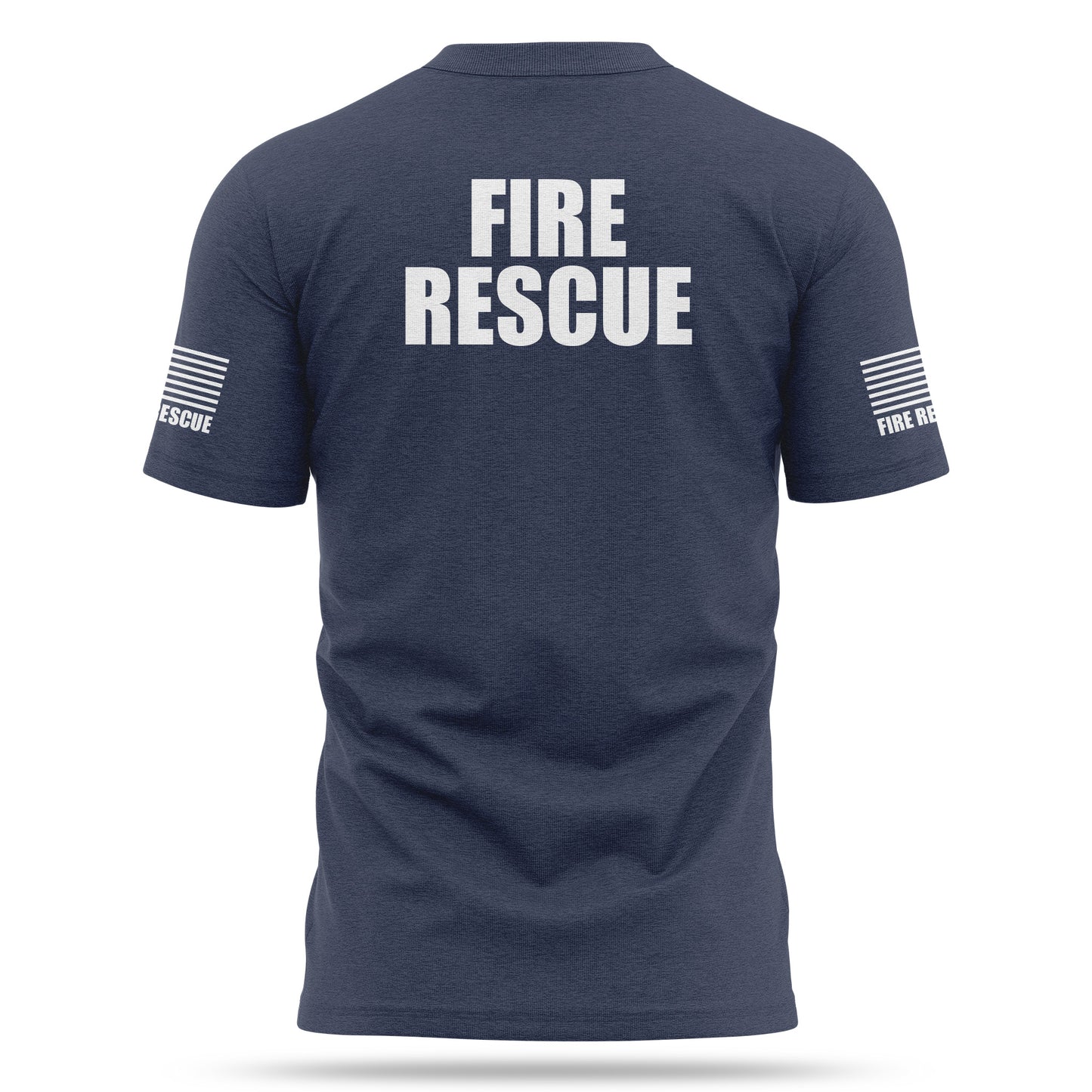 [FIRE RESCUE] Cotton Blend Shirt [NVY/WHT]﻿-13 Fifty Apparel