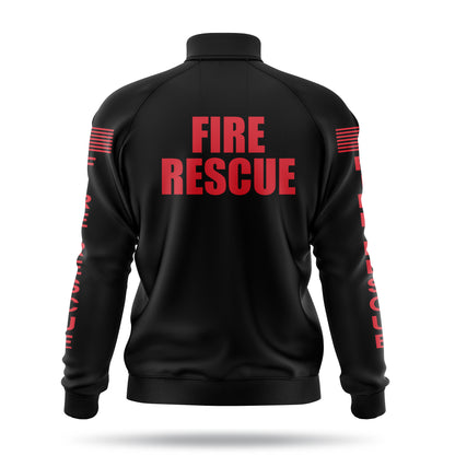 [FIRE RESCUE] Defender Jacket [BLK/RED]﻿-13 Fifty Apparel