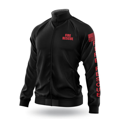 [FIRE RESCUE] Defender Jacket [BLK/RED]﻿-13 Fifty Apparel