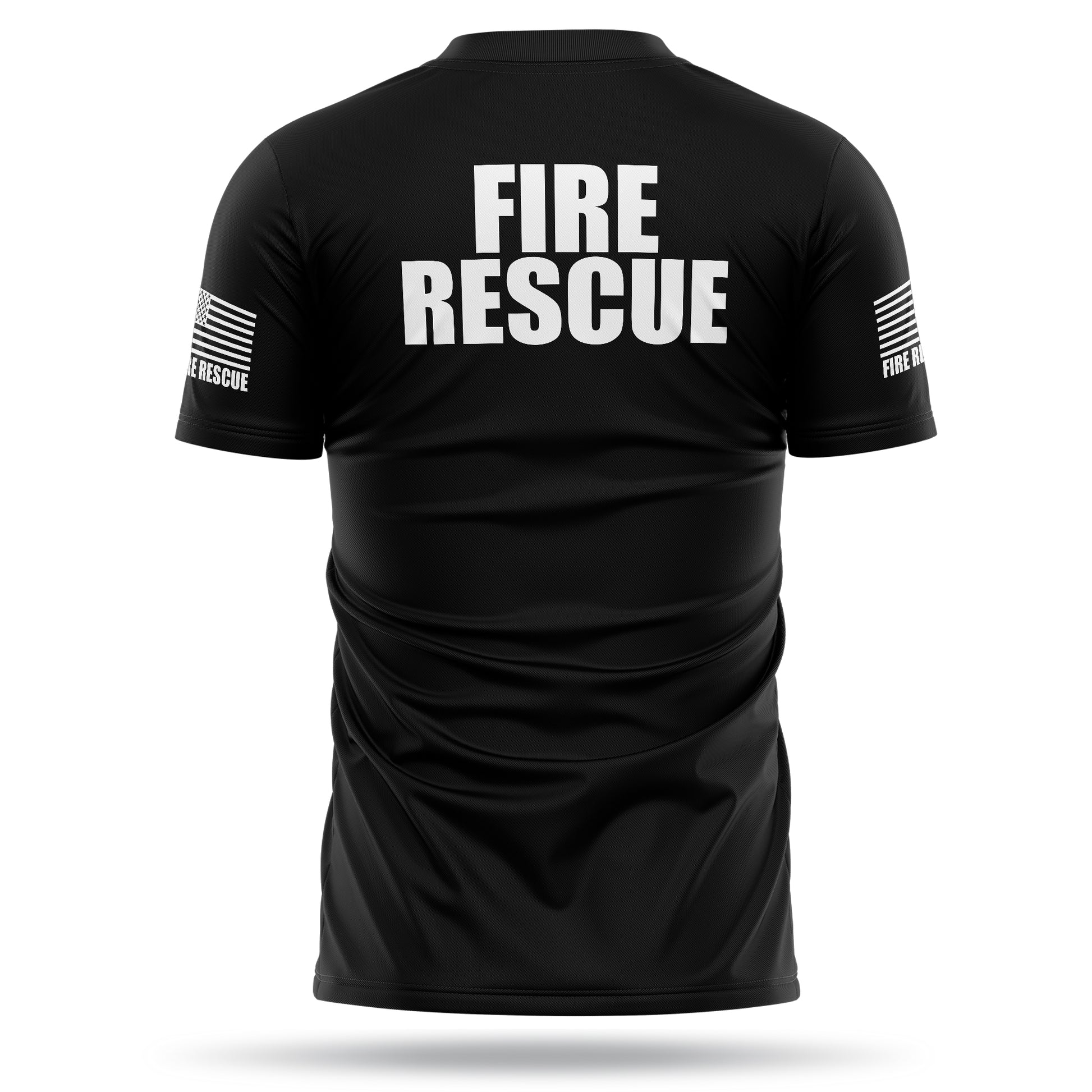 [FIRE RESCUE] Men's Utility Shirt [BLK/WHT] 13 Fifty Apparel 