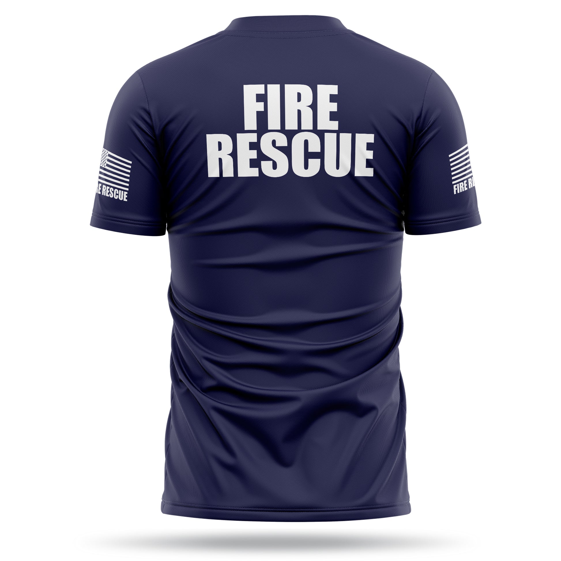 [FIRE RESCUE] Men's Utility Shirt [NVY/WHT] 13 Fifty Apparel 