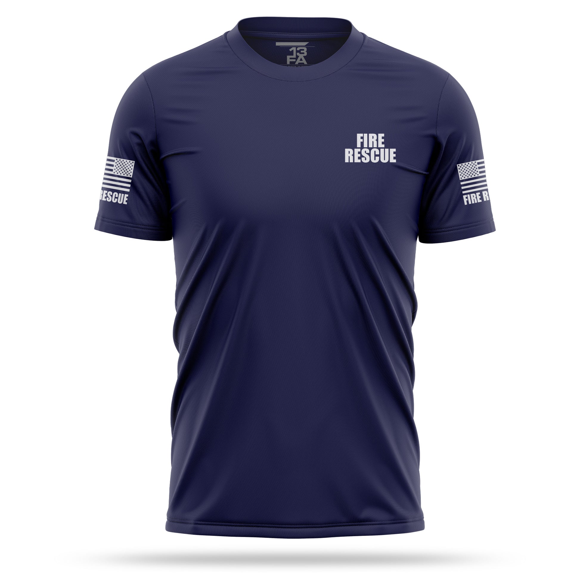 [FIRE RESCUE] Men's Utility Shirt [NVY/WHT] 13 Fifty Apparel 