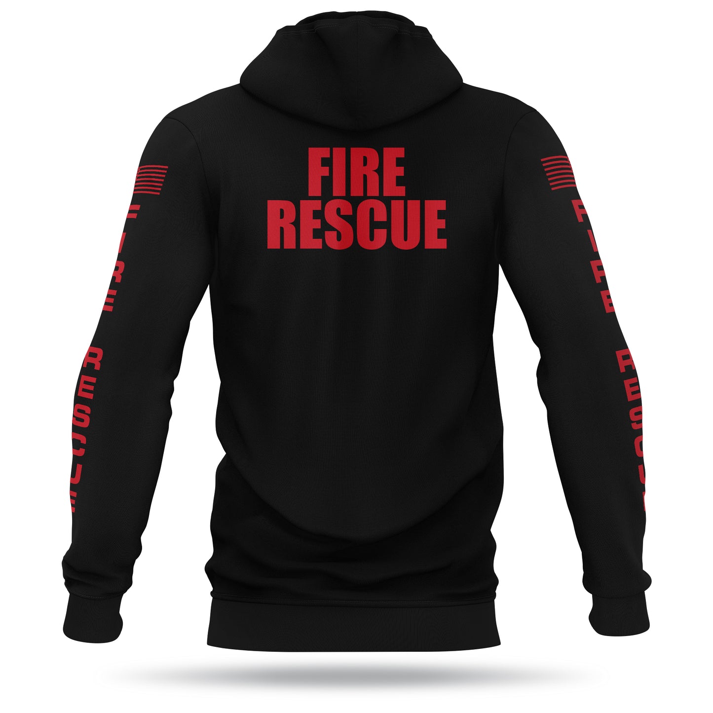 [FIRE RESCUE] Performance Hoodie 2.0 [BLK/RED]-13 Fifty Apparel