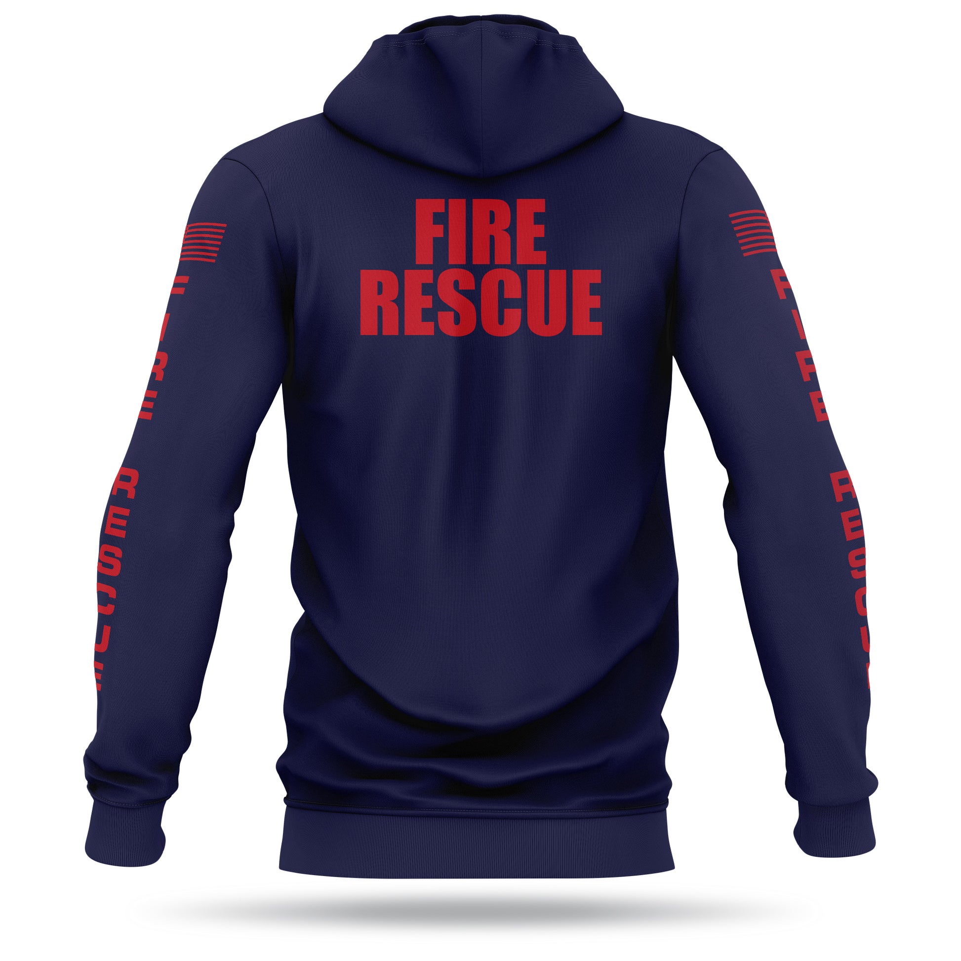 [FIRE RESCUE] Performance Hoodie 2.0 [NVY/RED]-13 Fifty Apparel