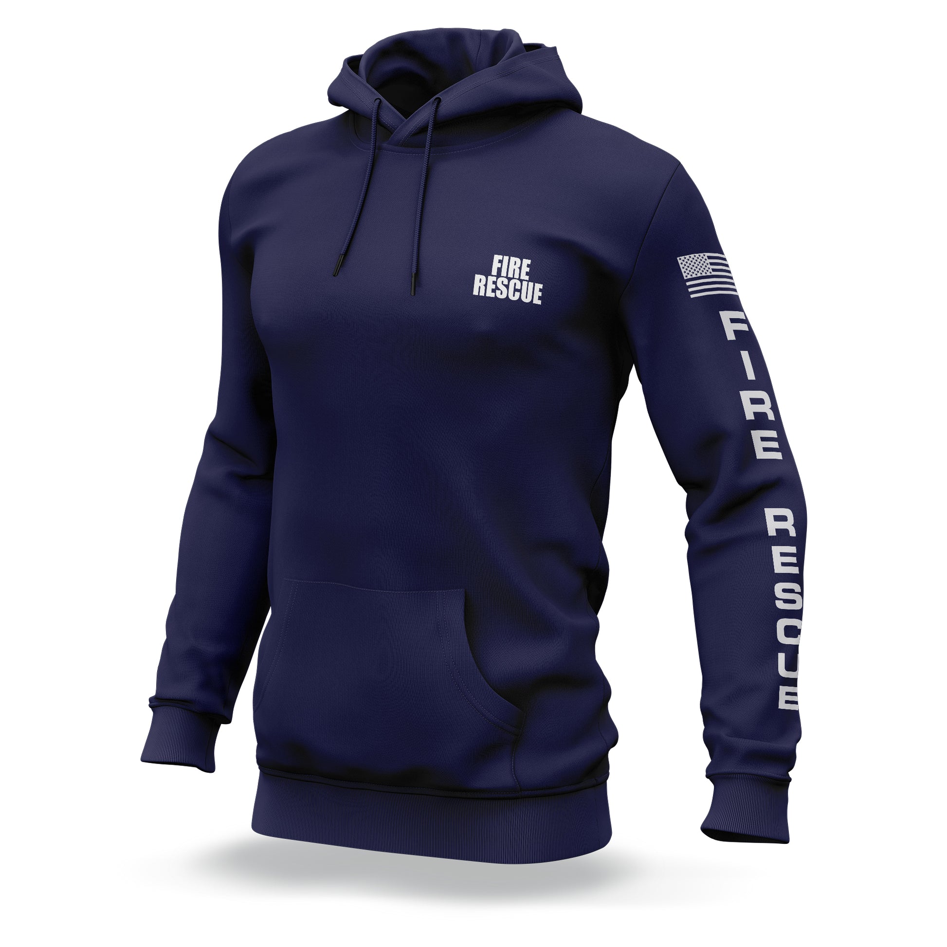 [FIRE RESCUE] Performance Hoodie 2.0 [NVY/WHT]-13 Fifty Apparel