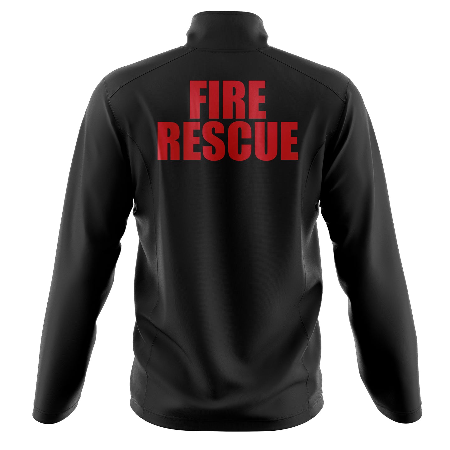[FIRE RESCUE] Soft Shell Jacket [BLK/RED]-13 Fifty Apparel