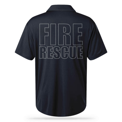 FIRE RESCUE UTILITY POLO NVY/GRY-13 Fifty Apparel