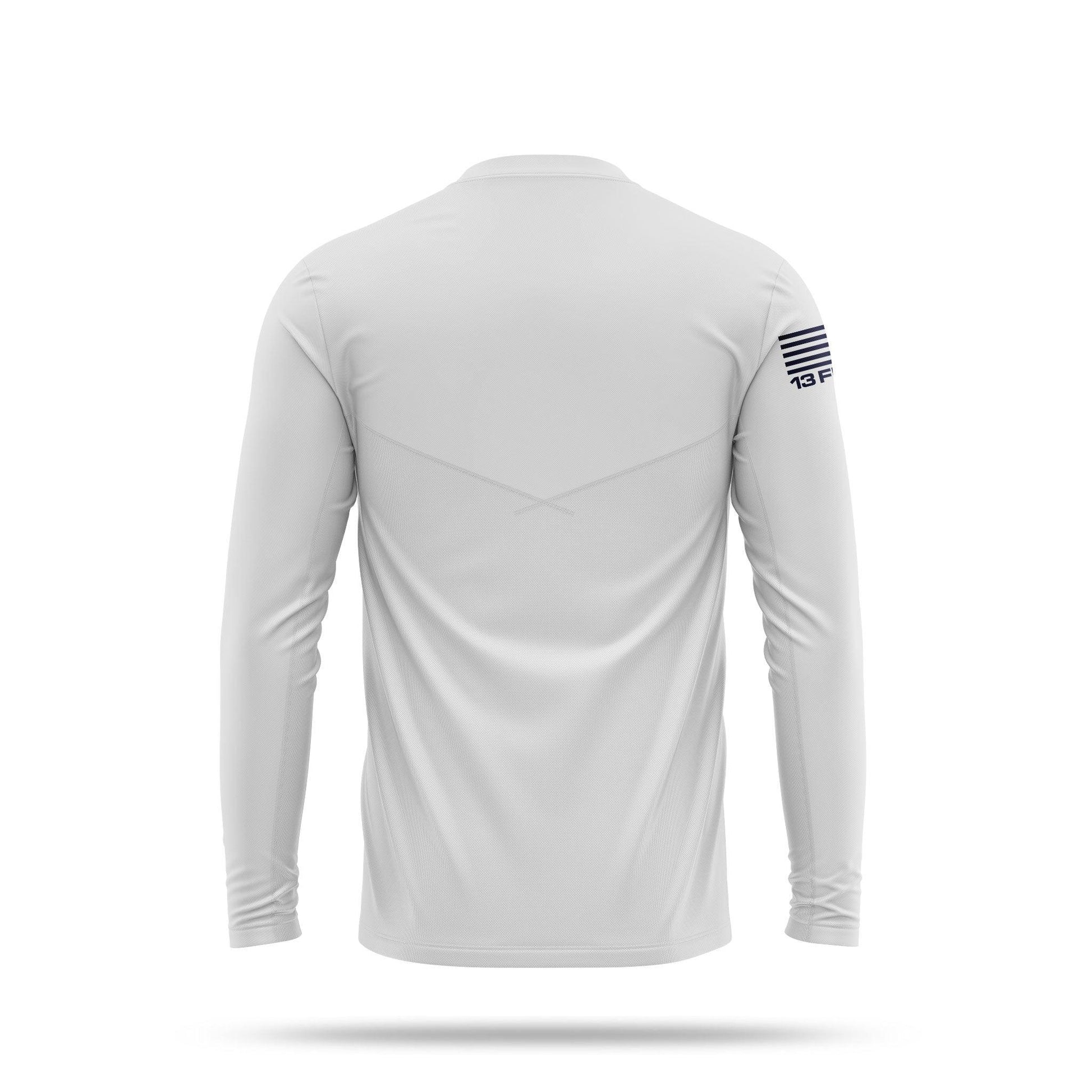 [FOUR OH FOUR] Men's Utility Long Sleeve [WHT/NVY]-13 Fifty Apparel