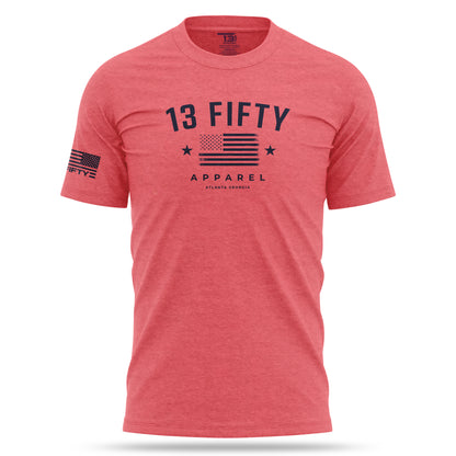[FOUR OH FOUR] Soft-Tee Cotton Blend Shirt [CORAL]-13 Fifty Apparel