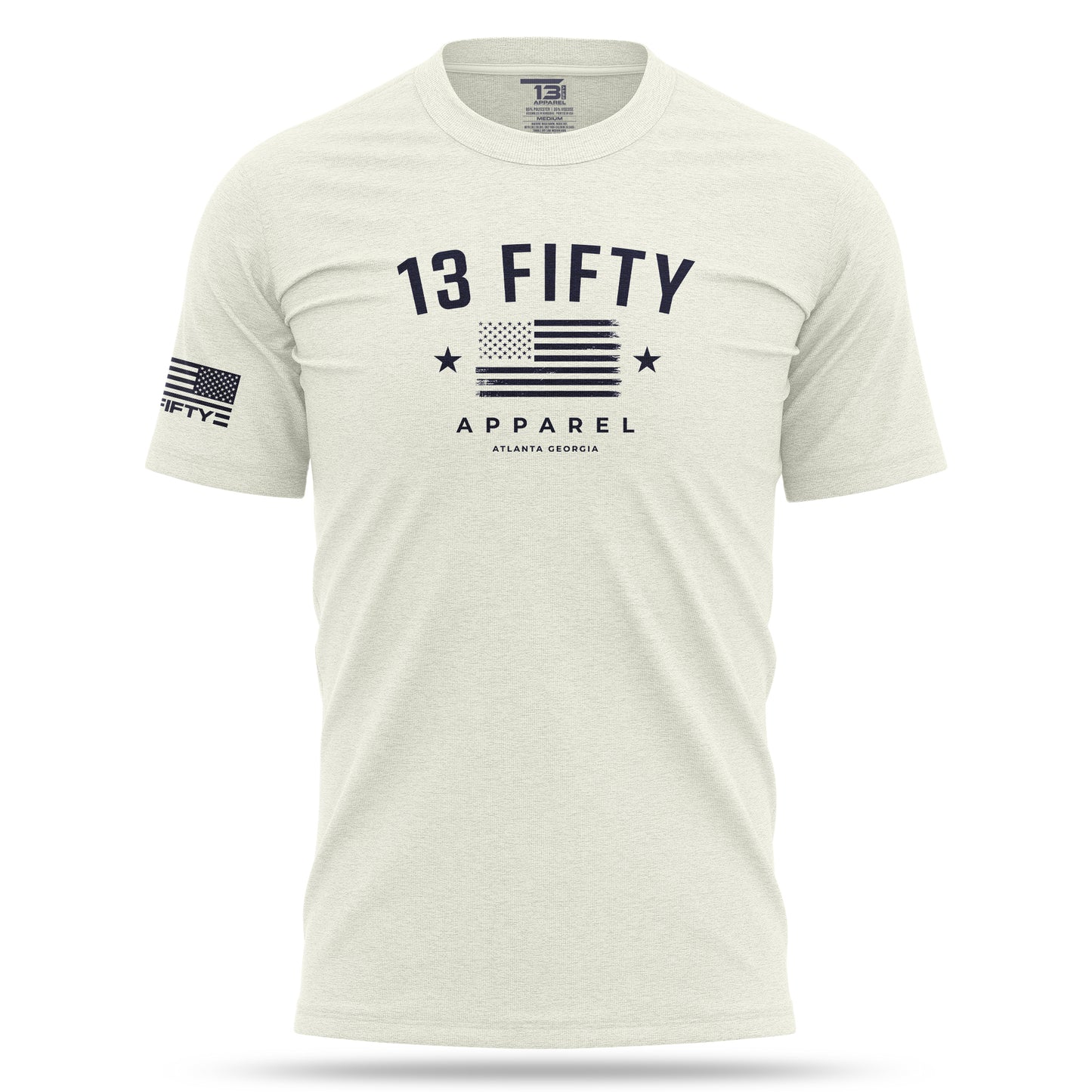 [FOUR OH FOUR] Soft-Tee Cotton Blend Shirt [IVORY]-13 Fifty Apparel