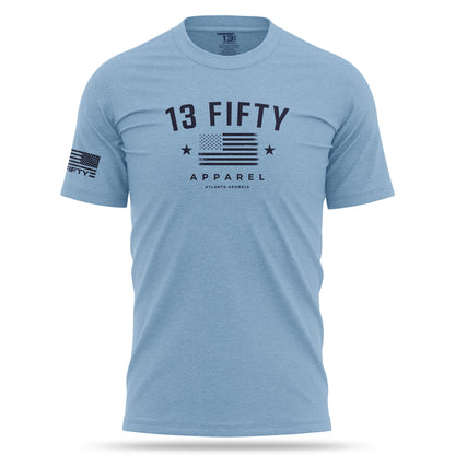 [FOUR OH FOUR] Soft-Tee Cotton Blend Shirt [SKY]-13 Fifty Apparel