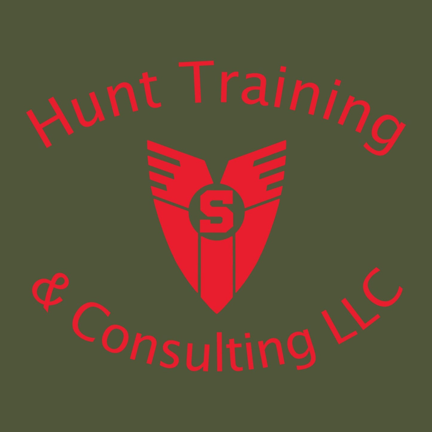 [HUNT TRAINING AND CONSULTING LLC] Utility Shirt [GRN/RED]-13 Fifty Apparel