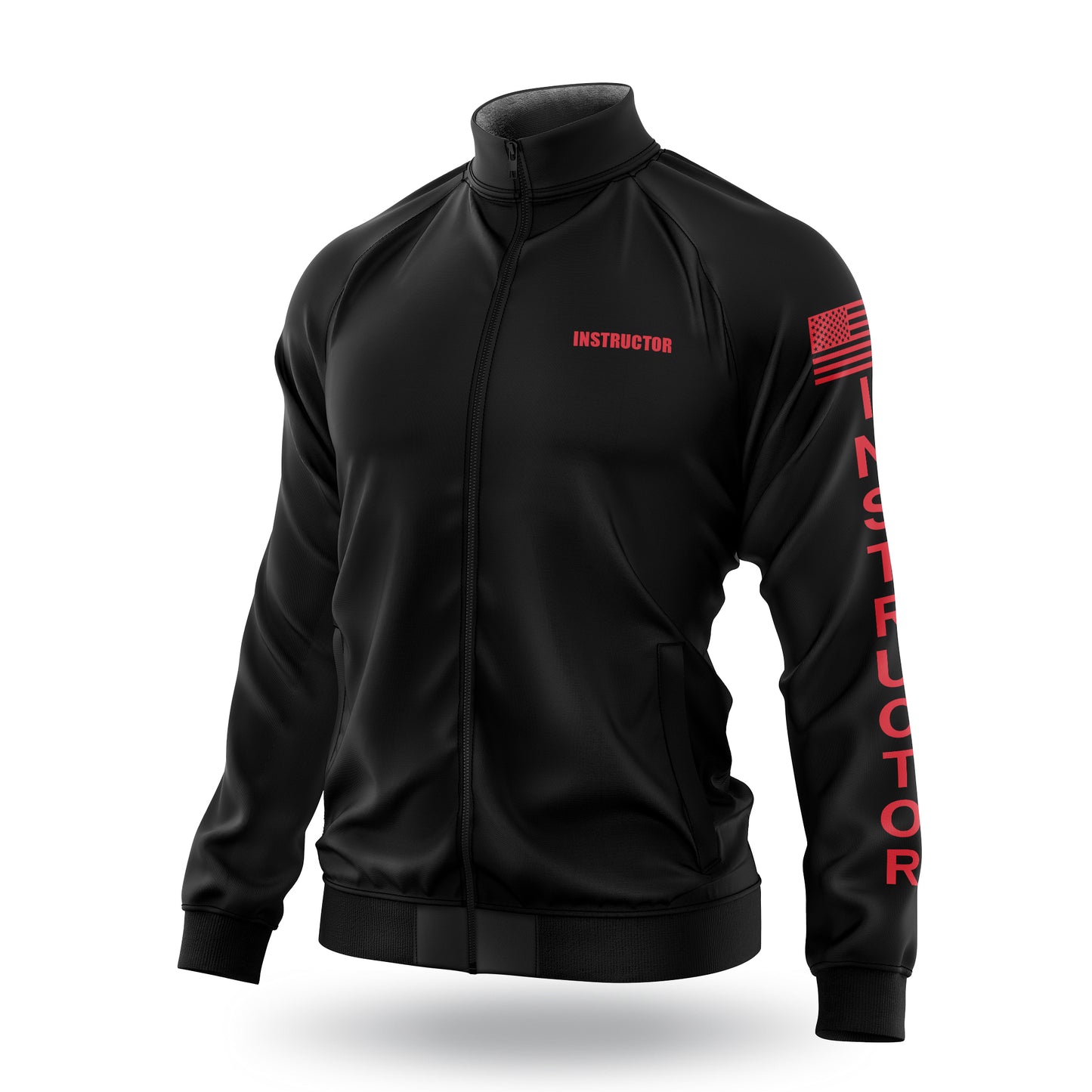 [INSTRUCTOR] Defender Jacket [BLK/RED]-13 Fifty Apparel