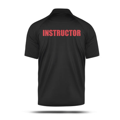 [INSTRUCTOR] Men's Performance Polo [BLK/RED] 13 Fifty Apparel 