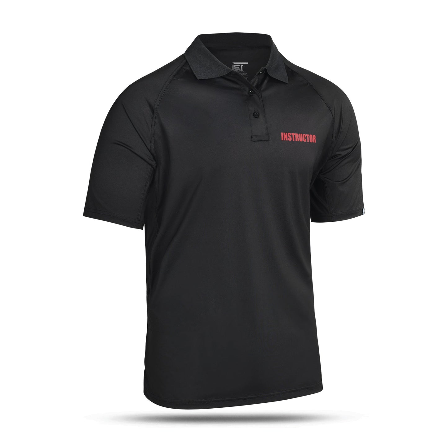 [INSTRUCTOR] Men's Performance Polo [BLK/RED]-13 Fifty Apparel