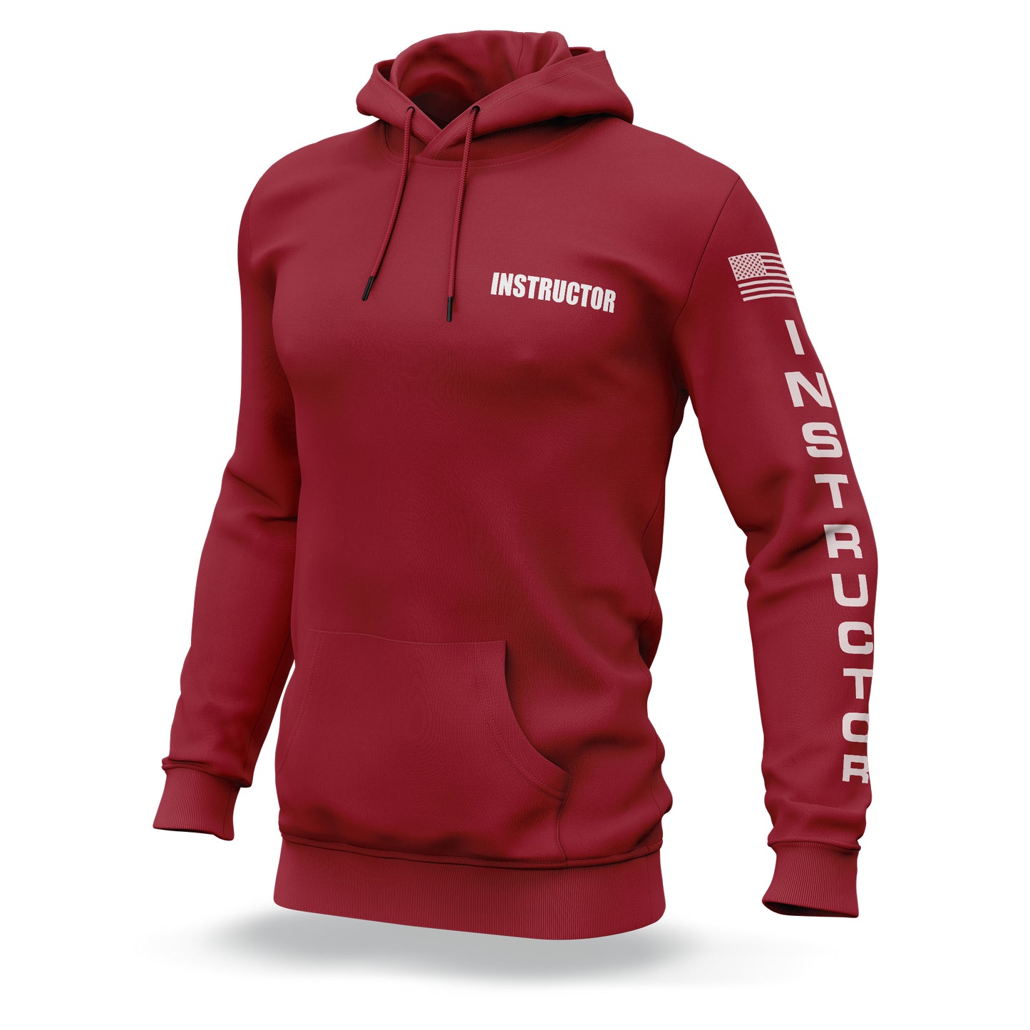 [INSTRUCTOR] Performance Hoodie 2.0 [RED/WHT]-13 Fifty Apparel