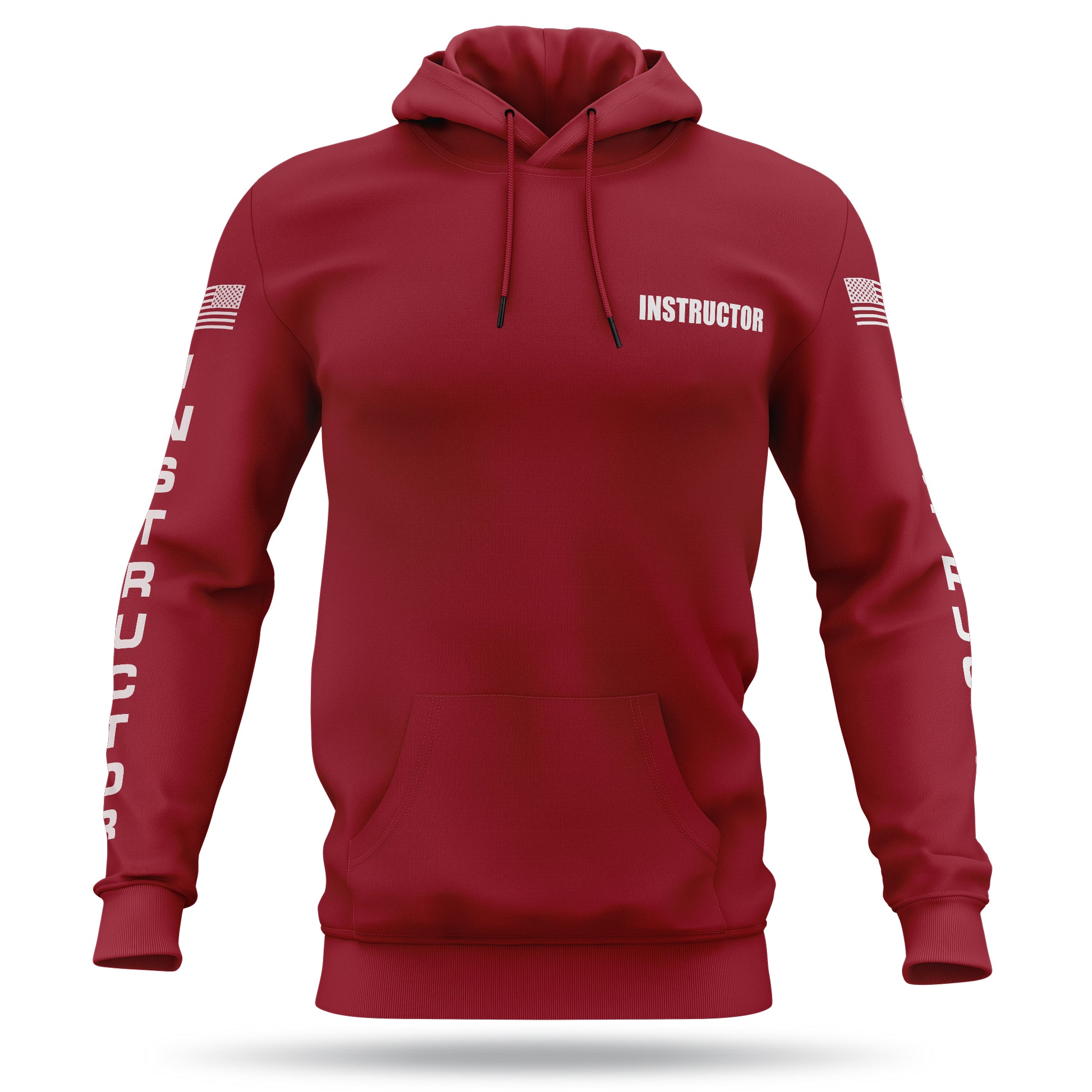 [INSTRUCTOR] Performance Hoodie 2.0 [RED/WHT]-13 Fifty Apparel