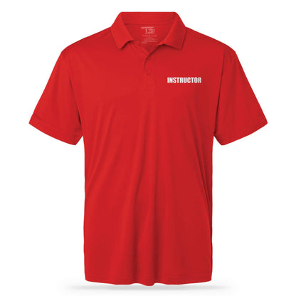 [INSTRUCTOR] UTILITY POLO [RED/WHT]-13 Fifty Apparel