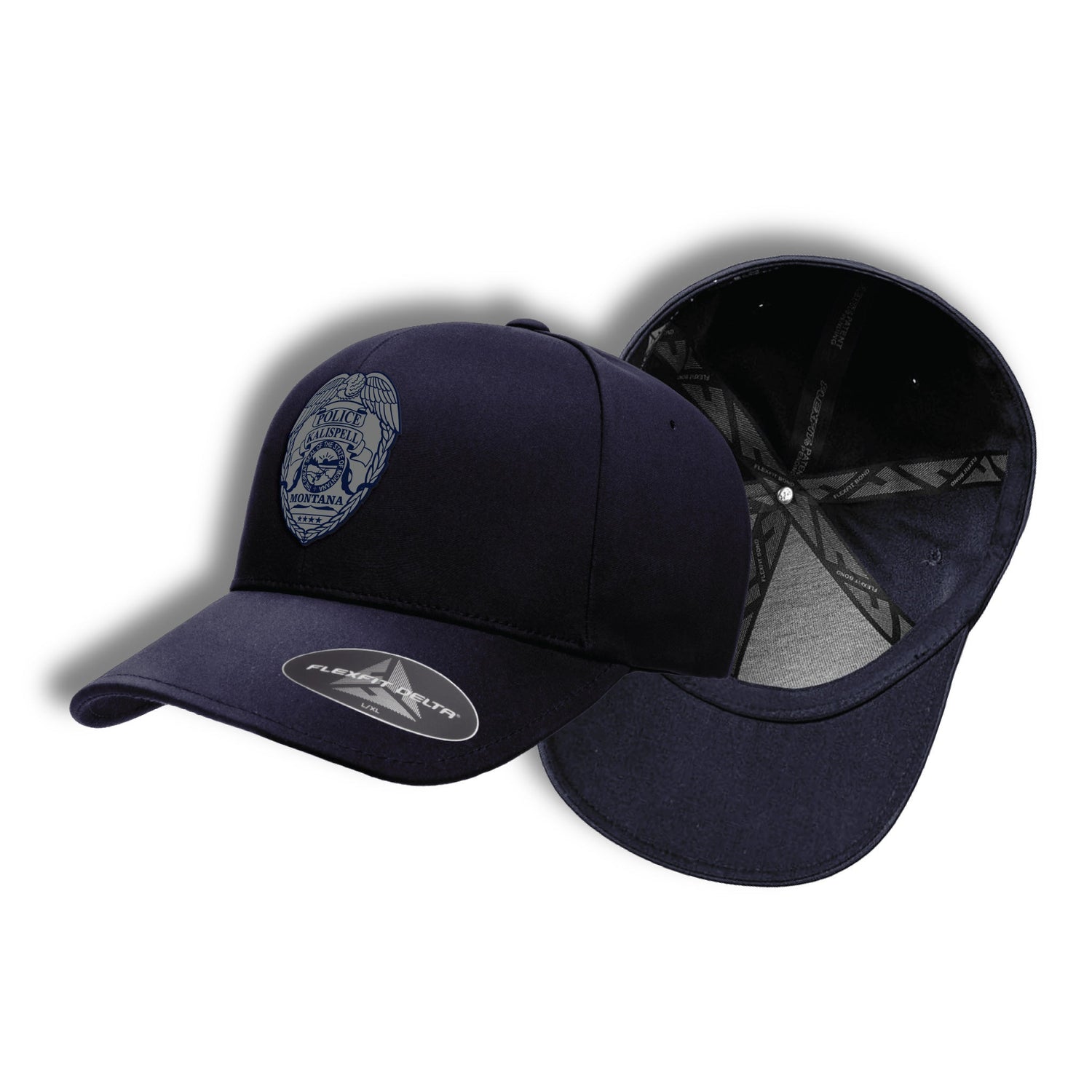 [KALISPELL PD] FlexFit Delta Cap [NAVY]-13 Fifty Apparel