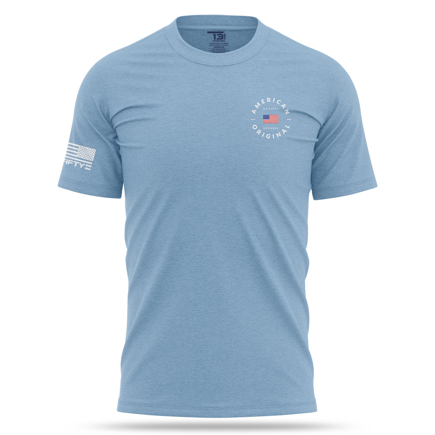[LAKEDAY] Soft-Tee Cotton Blend Shirt [SKY]-13 Fifty Apparel