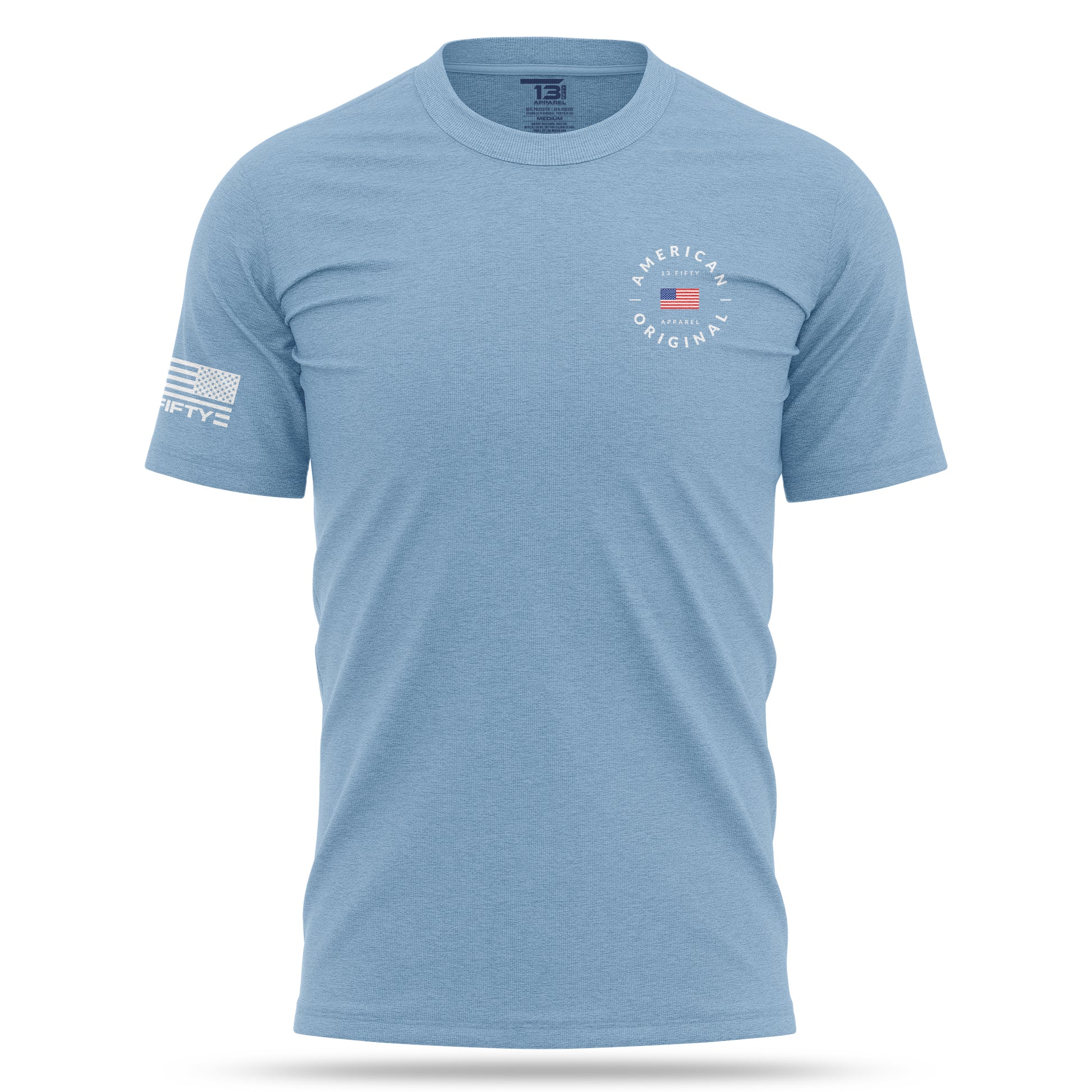 [LAKEDAY] Soft-Tee Cotton Blend Shirt [SKY]-13 Fifty Apparel