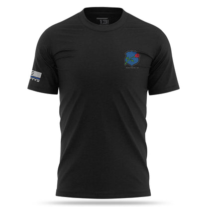 [LAST SALUTE] Cotton Blend Shirt [BLK]-13 Fifty Apparel