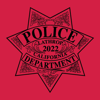 [LATHROP PD] Utility Shirt [RED/BLK]-13 Fifty Apparel