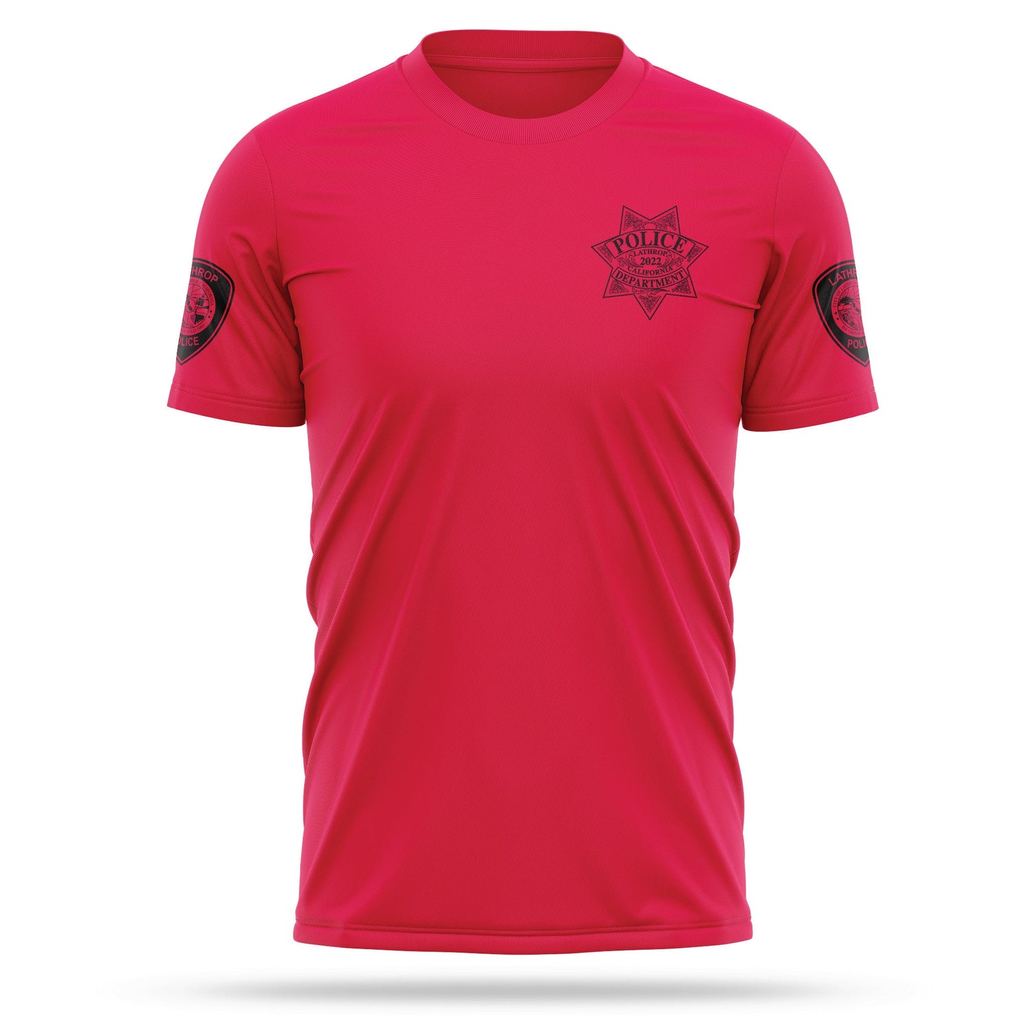 [LATHROP PD] Utility Shirt [RED/BLK]-13 Fifty Apparel