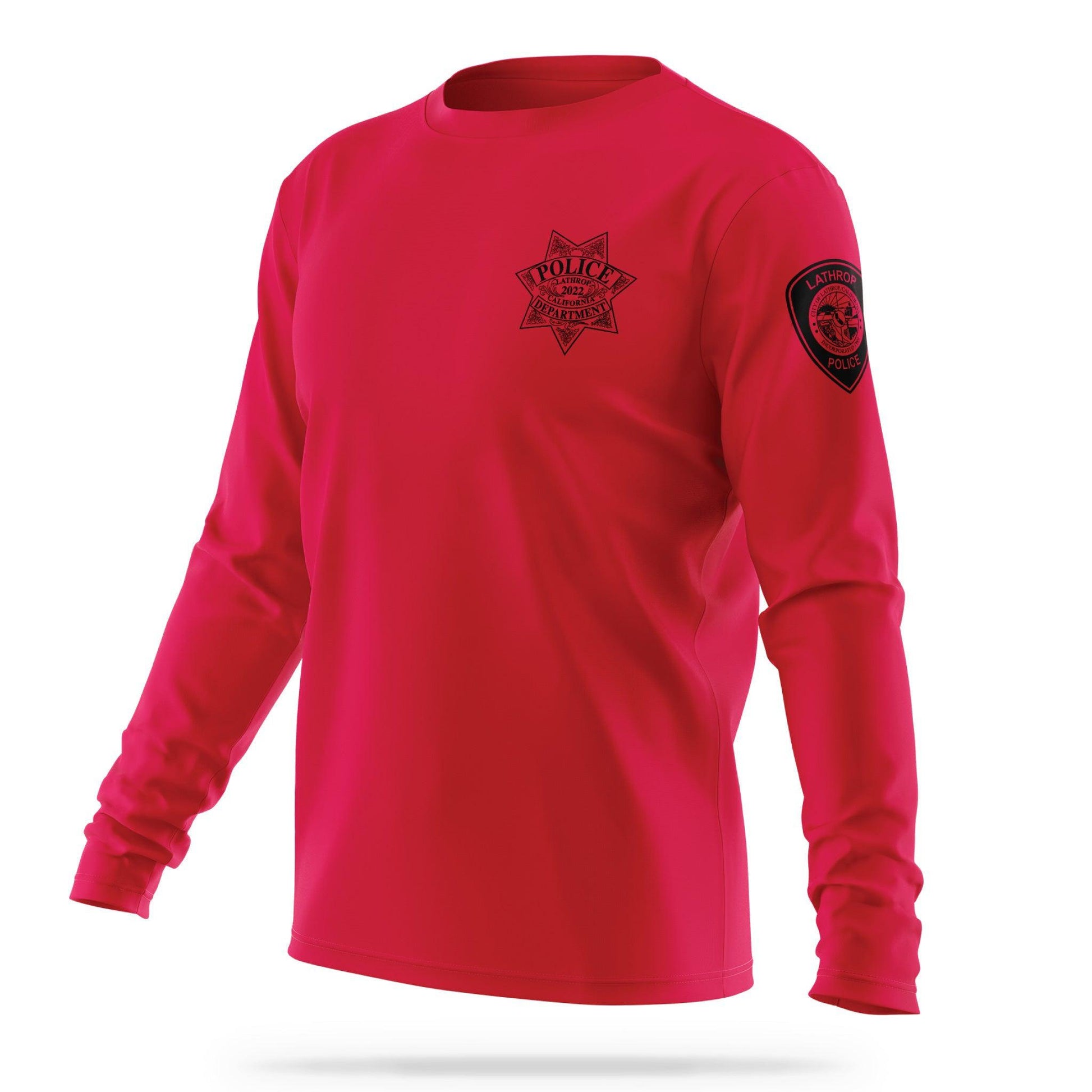 [LATHROP POLICE DEPARTMENT] Instructor Utility Long Sleeve Shirt [RED]-13 Fifty Apparel