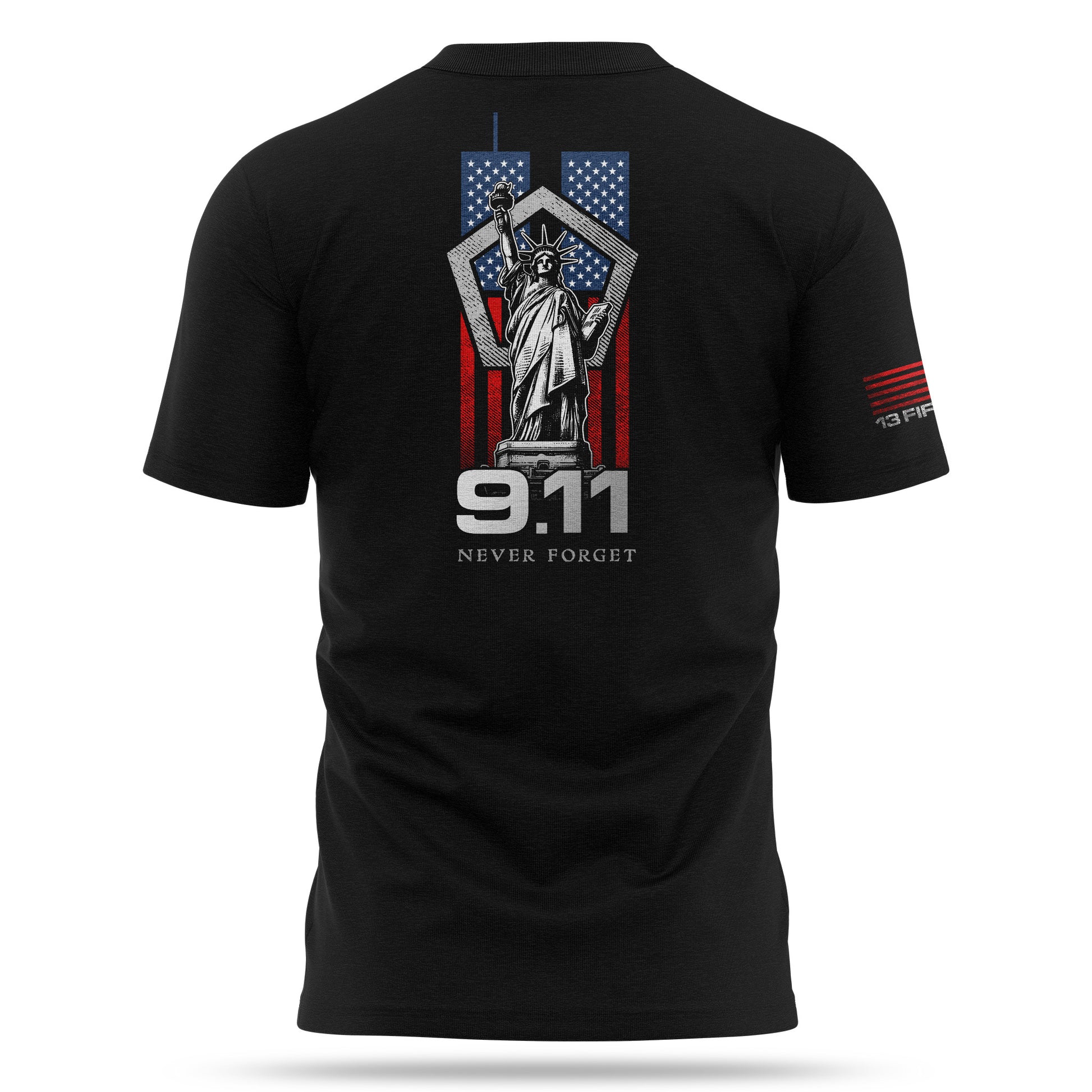 [LIBERTY STANDS] Cotton Blend Shirt [BLK]-13 Fifty Apparel
