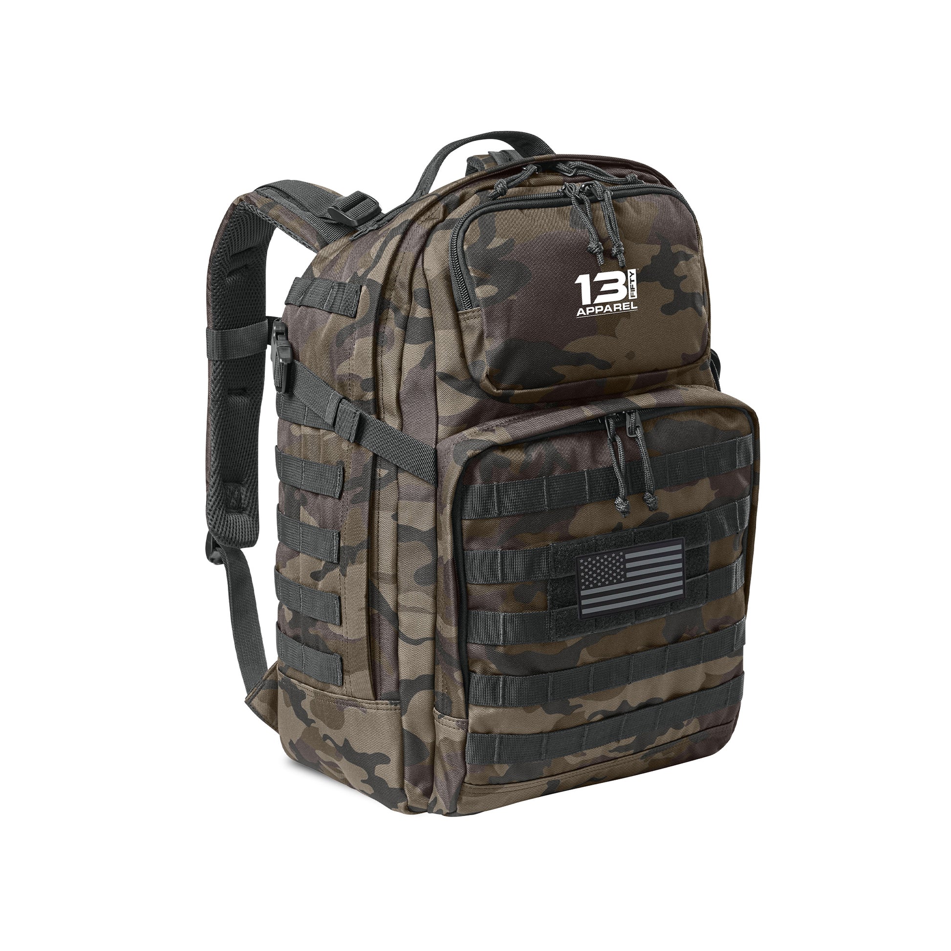 [LOADOUT] Tactical Backpack [BLK CAMO]-13 Fifty Apparel