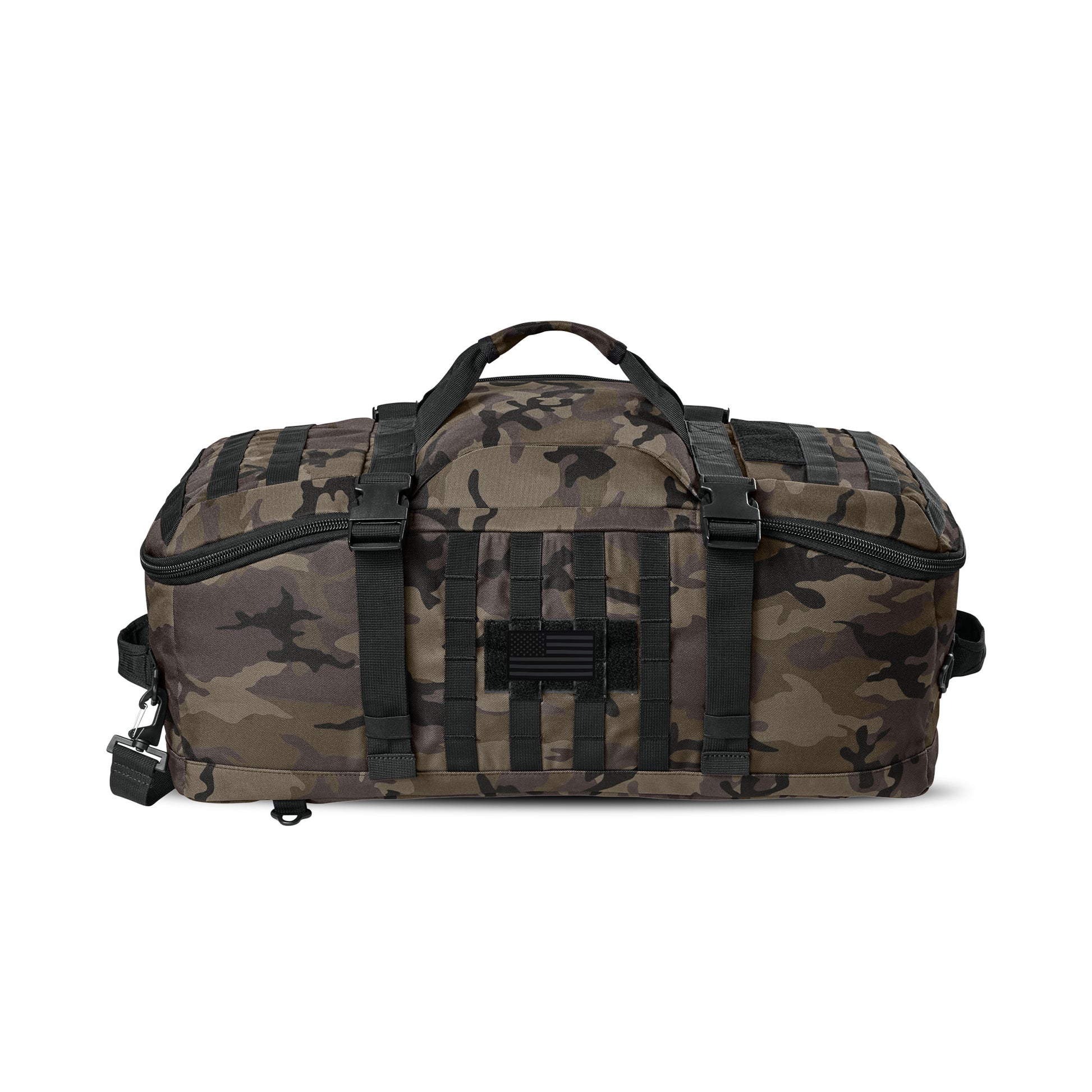 camo travel duffel bag E-Z Roll 30 Inch EXTRA LARGE Tree Camouflage Bag-Oversized & Outdoor/Hunting Gear Bag, 30x14x12 Inches,Heavy Duty, Water-Resistant in 5 Colors (NOT CARRY-ON SIZE) (Black Trim) A rugged take on a classic WOLFpak - 30L Perfect Duffle