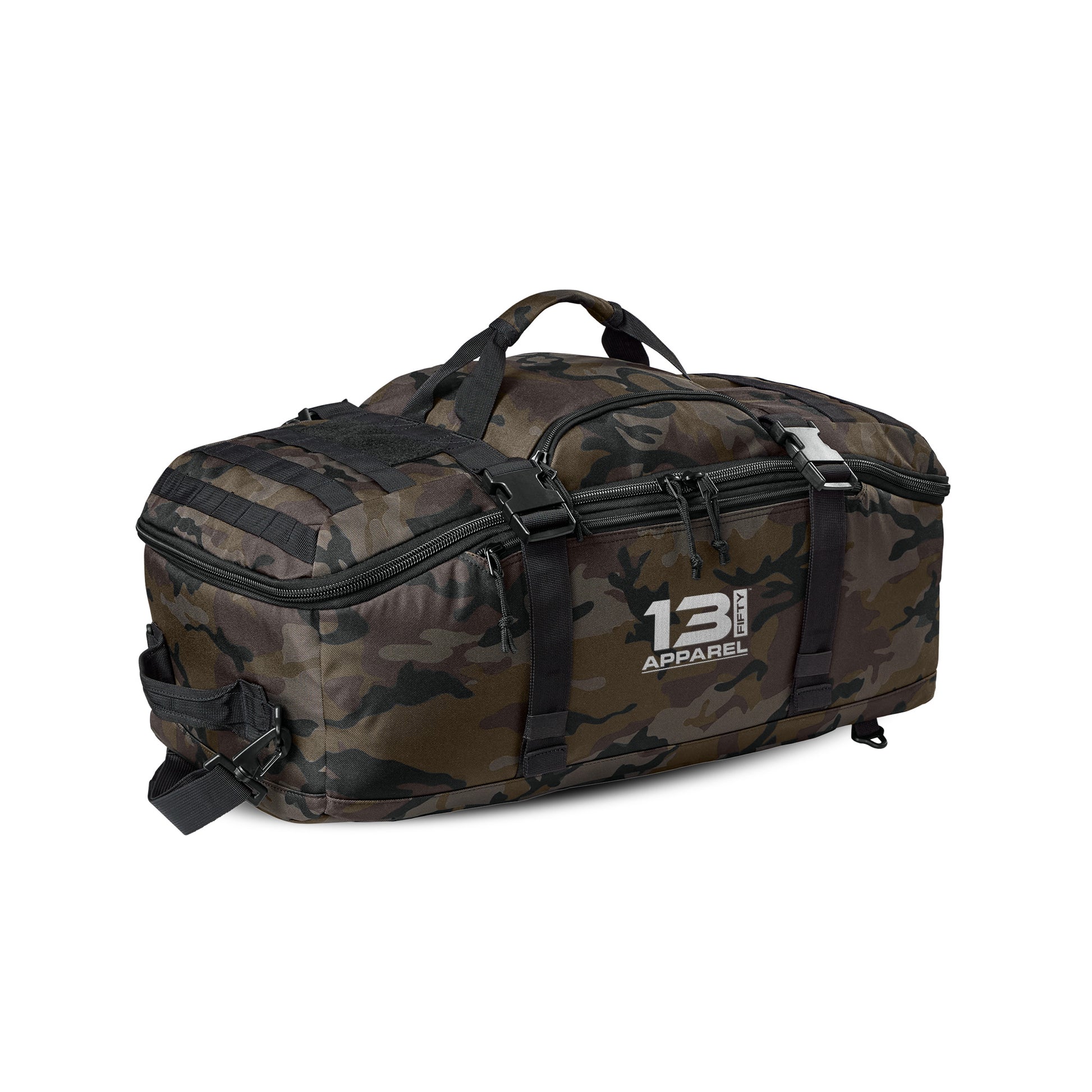 [LOADOUT] Tactical Barrel Duffel [BLK CAMO]-13 Fifty Apparel