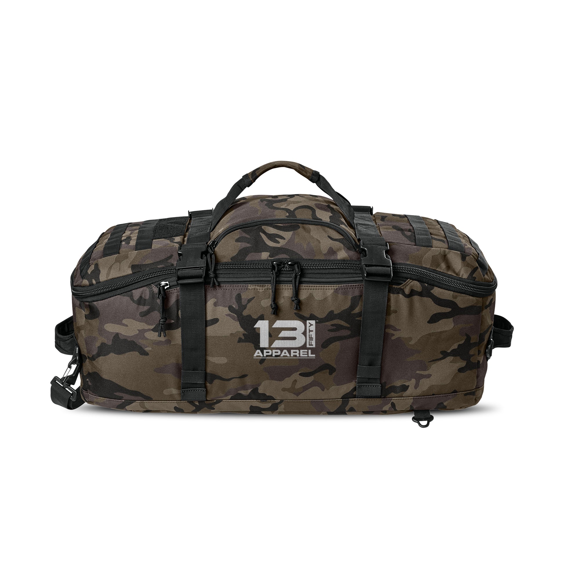 [LOADOUT] Tactical Barrel Duffel [BLK CAMO]-13 Fifty Apparel