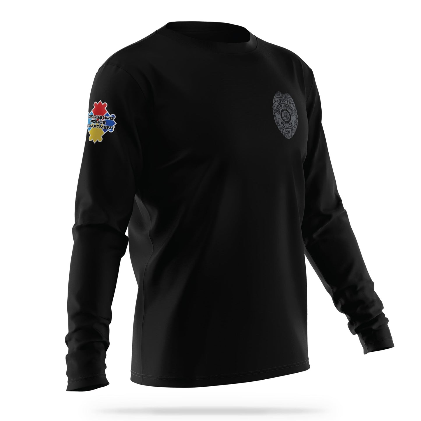 [LORDSBURG PD] Autism Awareness Utility Long Sleeve [BLK/GRY]-13 Fifty Apparel