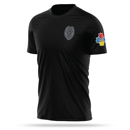 [LORDSBURG PD] Autism Awareness Utility Shirt [BLK/GRY]-13 Fifty Apparel