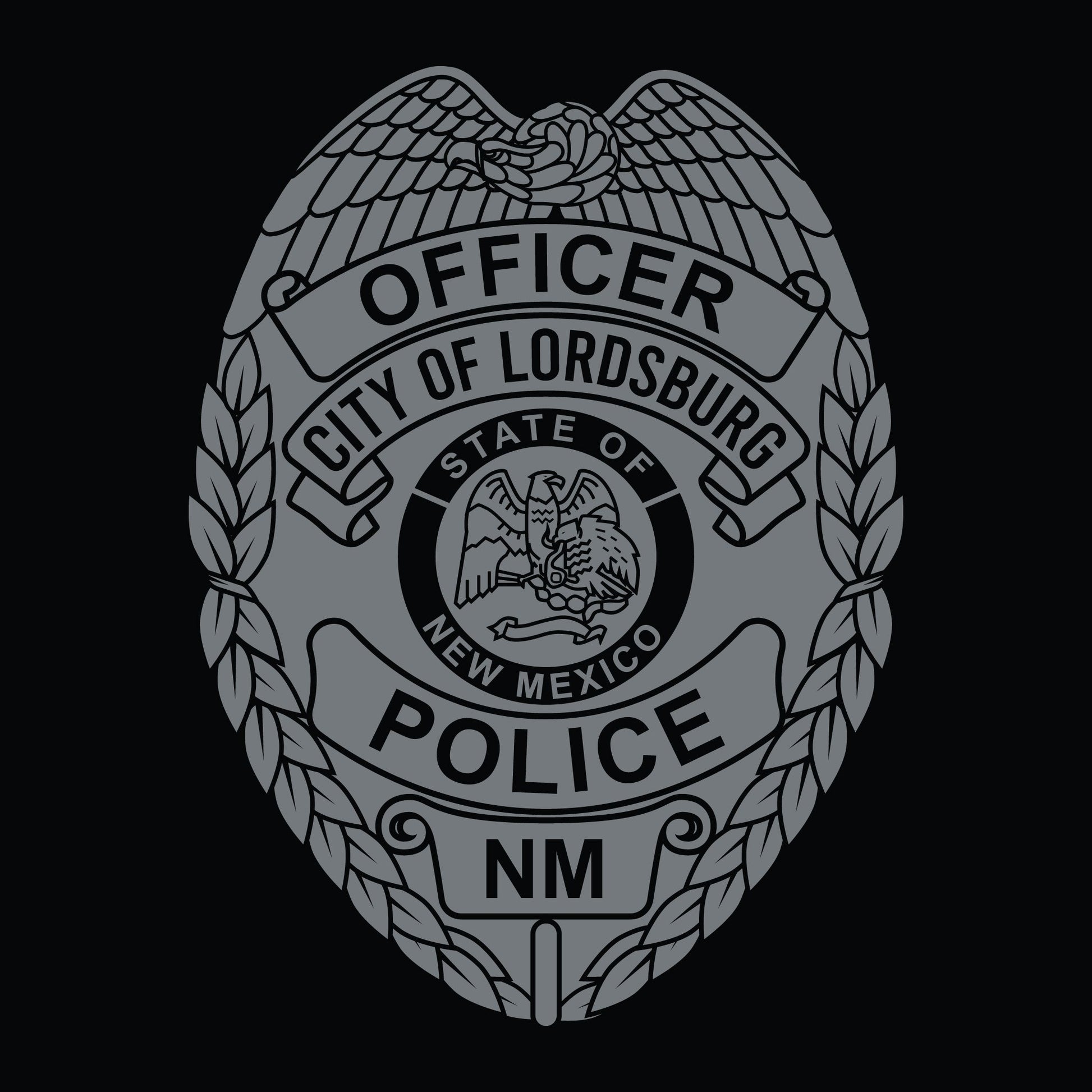 [LORDSBURG PD] Autism Awareness Utility Shirt [BLK/GRY]-13 Fifty Apparel