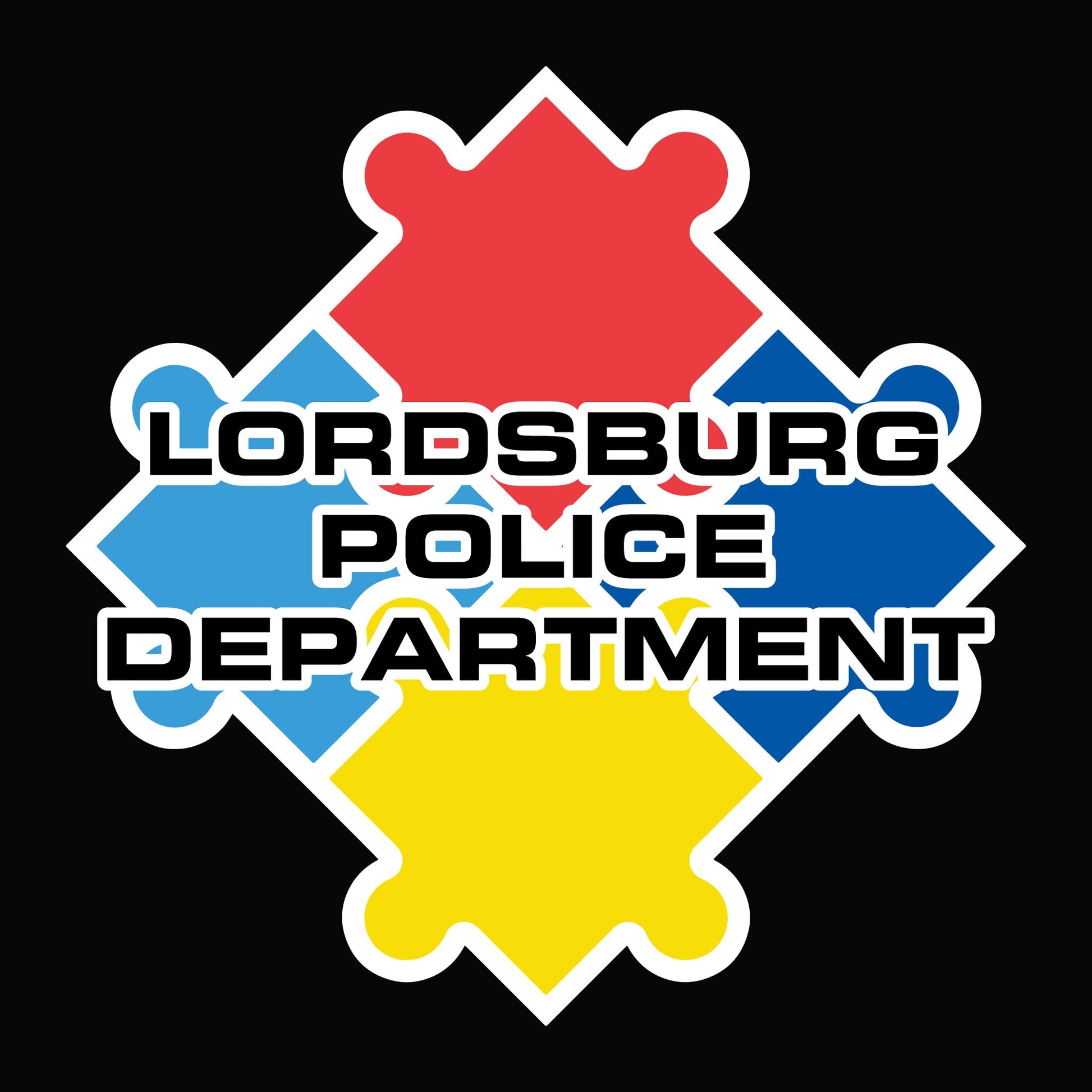 [LORDSBURG PD] Autism Awareness Utility Shirt [BLK/GRY]-13 Fifty Apparel