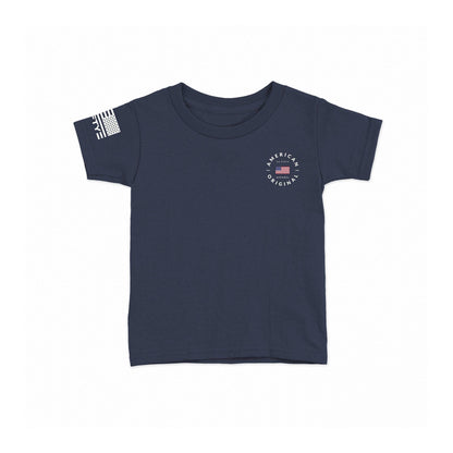 [LAKE DAY] Kid's Cotton Blend Shirt [NVY/WHT]-13 Fifty Apparel