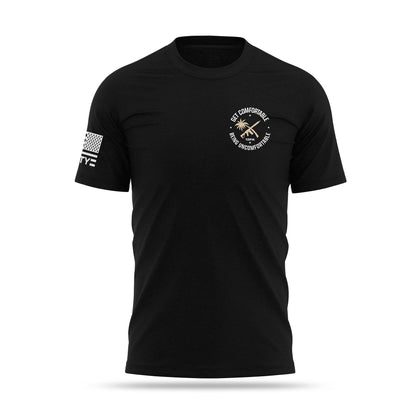 Left Sleeve - [COMFY] Cotton Blend Shirt [BLK]-13 Fifty Apparel