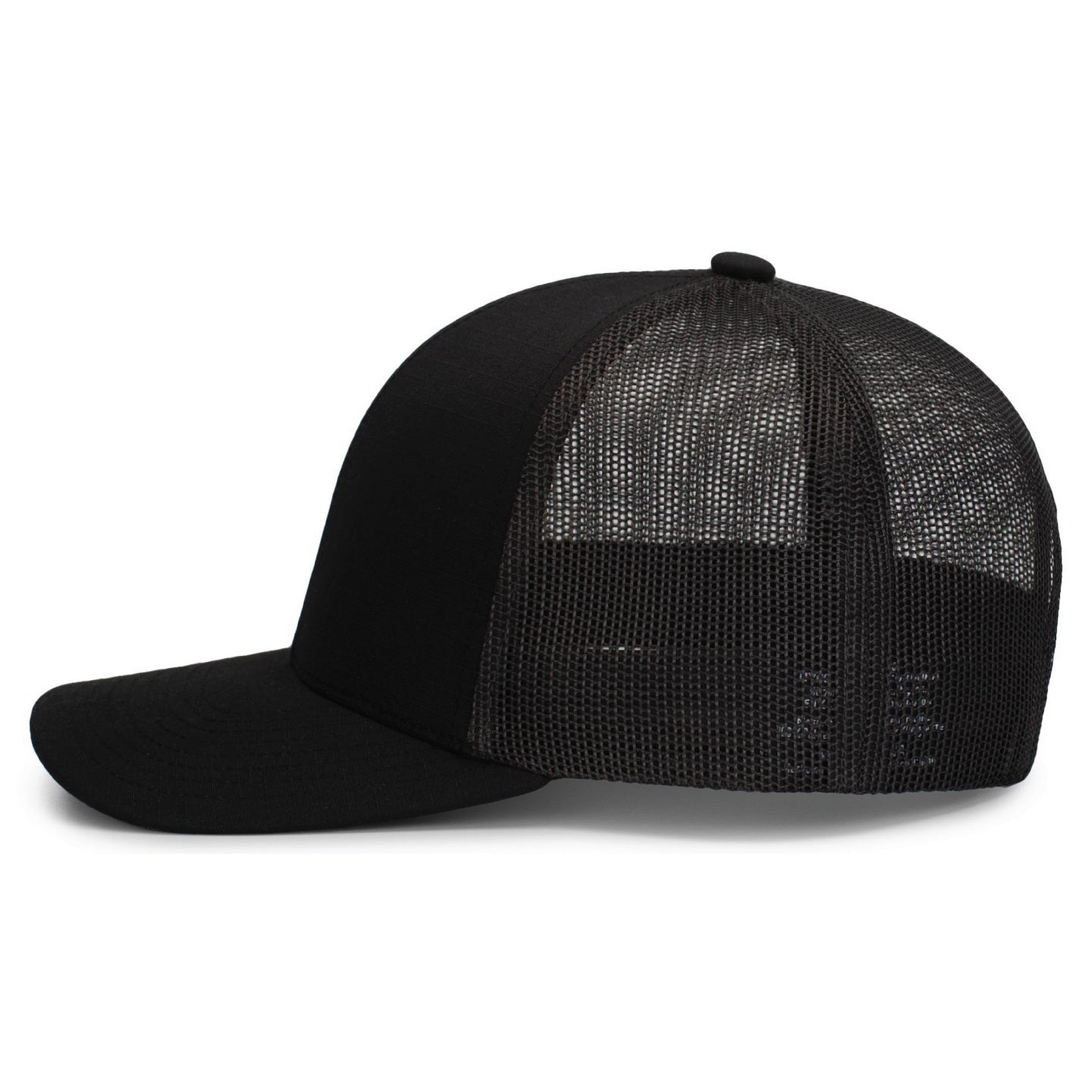 [MARINE PATROL] Adjustable Mesh Back Cap [BLK/BLK]-13 Fifty Apparel