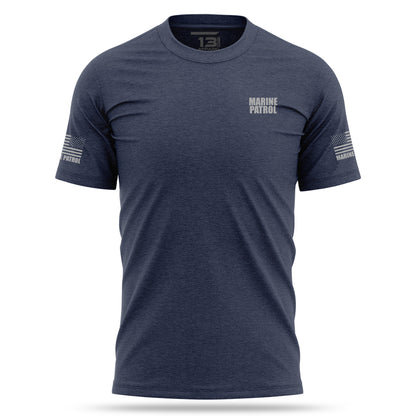 [MARINE PATROL] Cotton Blend Shirt [NVY/GRY]-13 Fifty Apparel