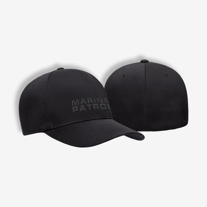 [MARINE PATROL] Flexfit Delta® Cap [BLK/BLK]-13 Fifty Apparel