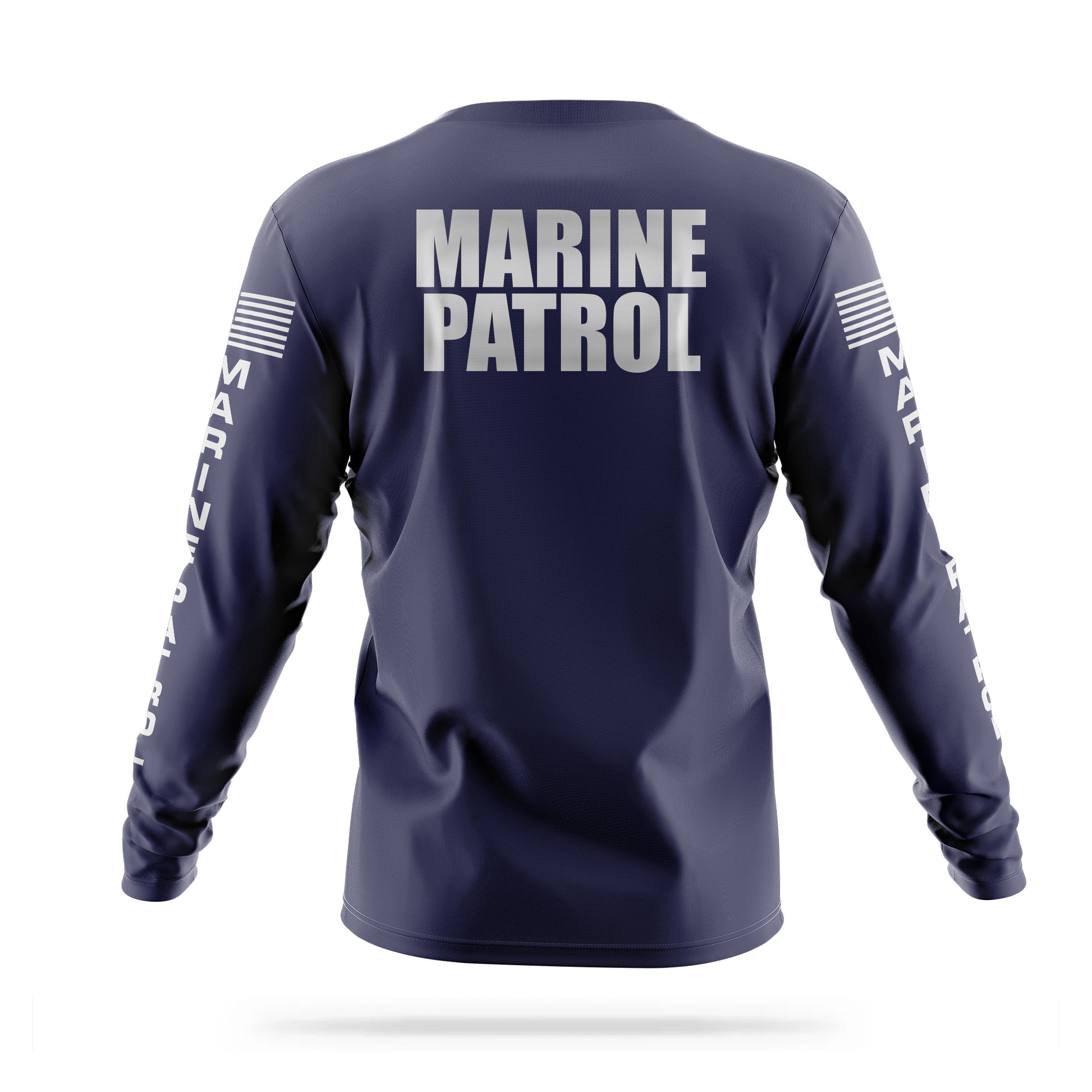 [MARINE PATROL] Men's Utility Long Sleeve [NVY/GRY]-13 Fifty Apparel