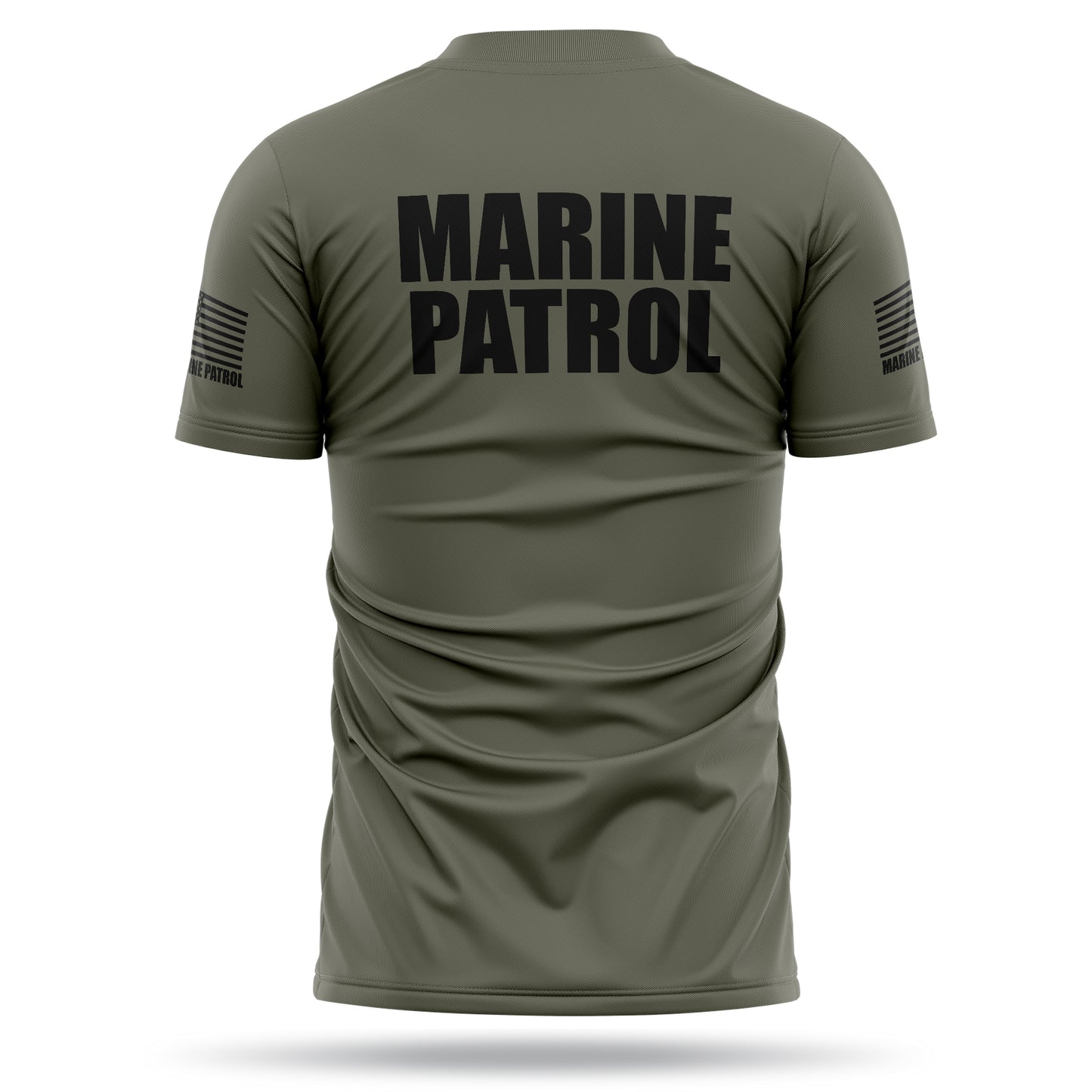 [MARINE PATROL] Men's Utility Shirt [GRN/BLK]-13 Fifty Apparel