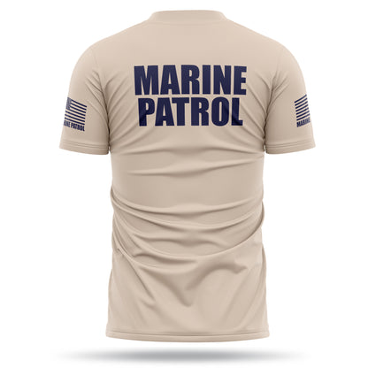 [MARINE PATROL] Men's Utility Shirt [SND/NVY]-13 Fifty Apparel