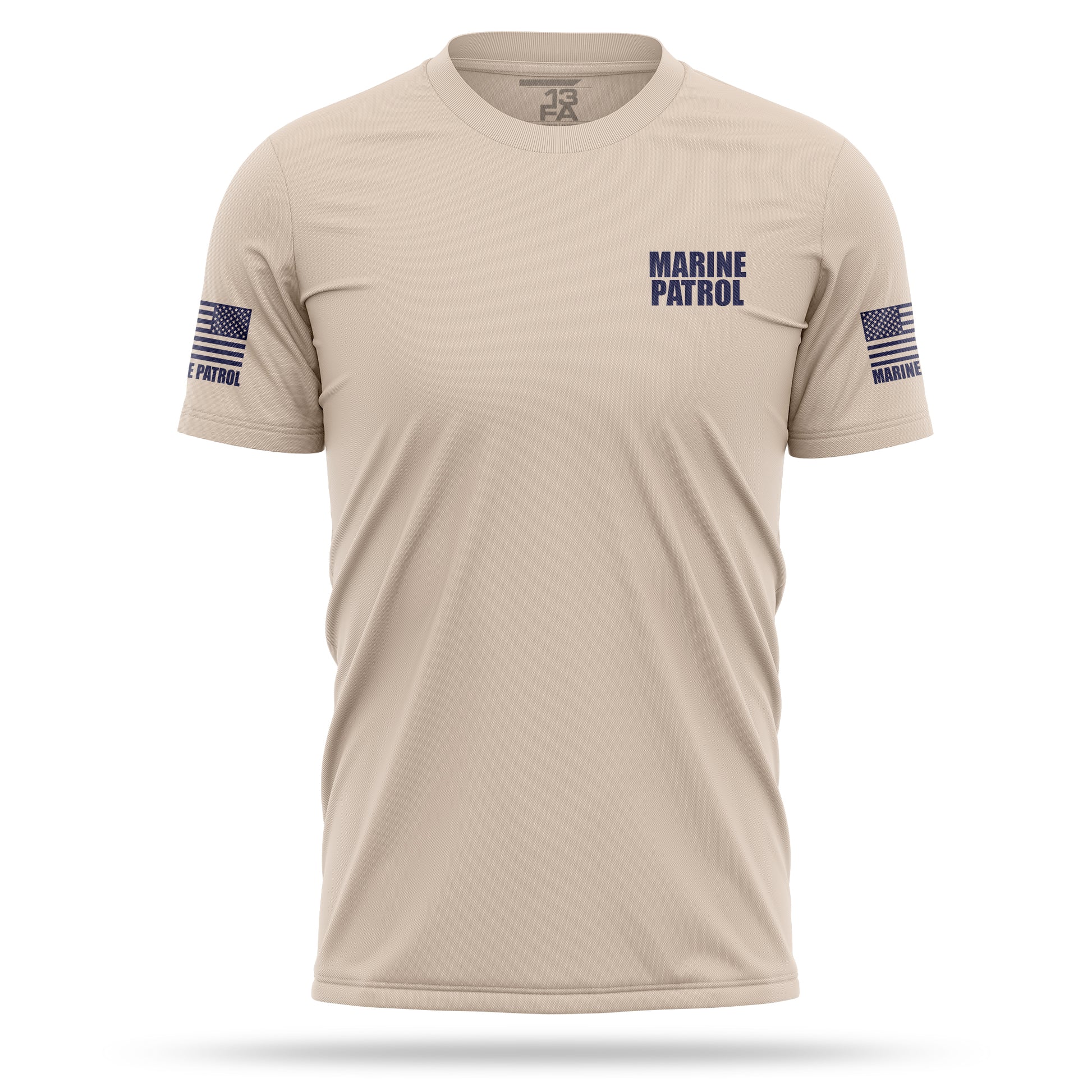[MARINE PATROL] Men's Utility Shirt [SND/NVY]-13 Fifty Apparel