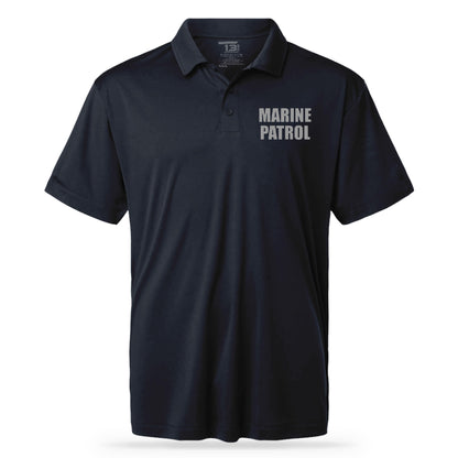 MARINE PATROL UTILITY POLO NVY/GRY-13 Fifty Apparel