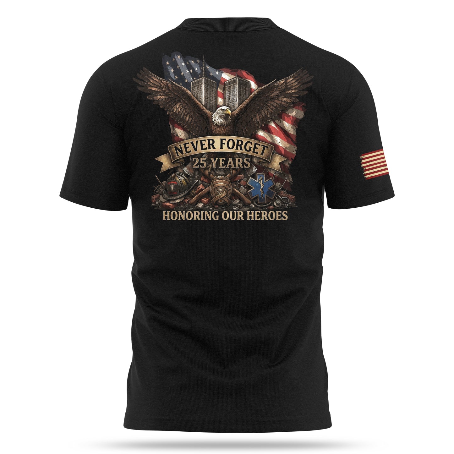 [911-Anniversary] Cotton Blend Shirt [BLACK]
